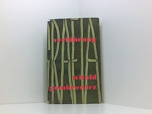 Verführung gombrowicz witold - gombrowicz,