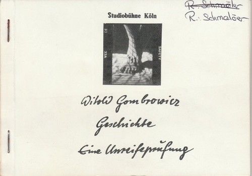 Programmheft witold - programmheft,