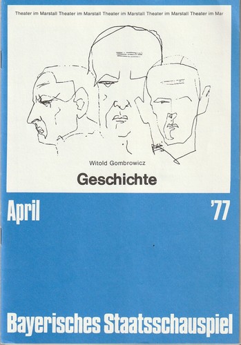 Programmheft witold gombrowicz - programmheft,